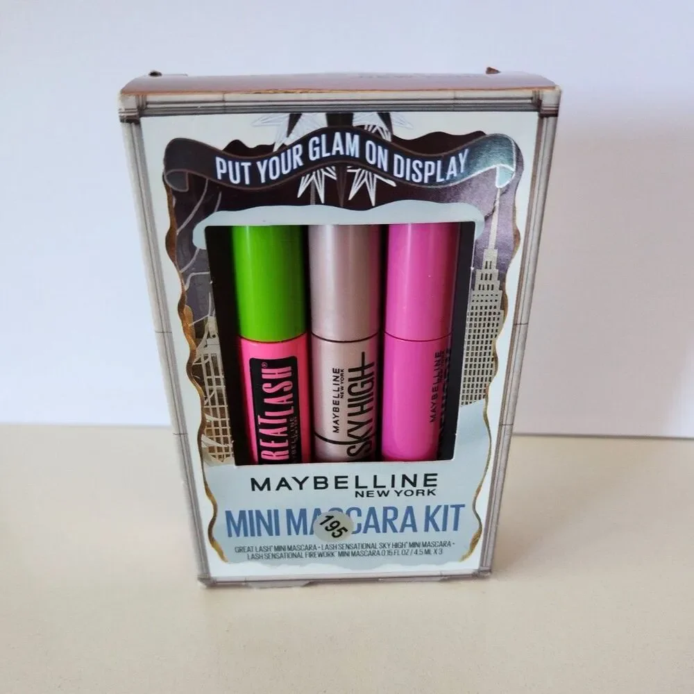 Set of 3 Maybelline Mini Mascaras